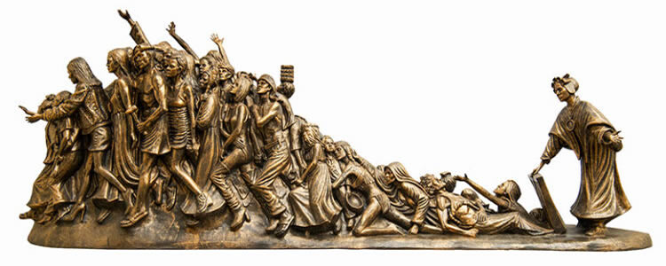 scultura tratta Timothy Schmalz 2022