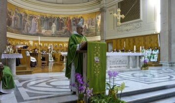 padre Massimo Fusarelli, Inaugurazione facciata restaurata della basilica Sant’Antonio al Laterano, padre Massimo Fusarelli