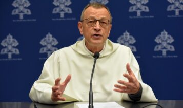 Conferenza stampa Together e veglia ecumenica prima del Sinodo, rère Alois Löser (Taizé), 23 gennaio 2023