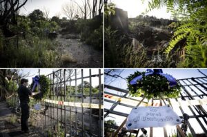 manifestazione per salvare il parco di centocelle, don stefano cascio, 9 luglio 2023