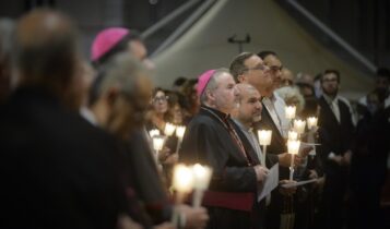 rosario per la pace, santa maria maggiore, angelo de donatis, vescovi ausiliari, 15 ottobre 2023