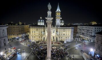 rosario per la pace, santa maria maggiore, 15 ottobre 2023