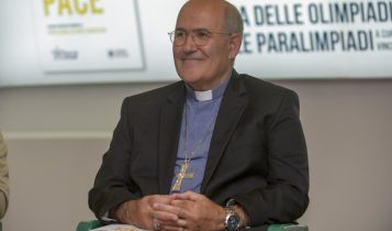 presentazione del libro "giochi di pace", con athletica vaticana, olimpico, cardinale José Tolentino de Mendonça, 17 giugno 2024
