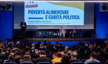 Giustino Trincia, Stefano Caredda, apertura 6° emporio Caritas, 17 ottobre 2024