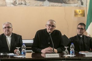 Daniele Libanori, Pietro Bongiovanni Francesco Cosentino, Incontro Abitare con il cuore la città, S.Salvatore in Lauro, 27 novembre 2019