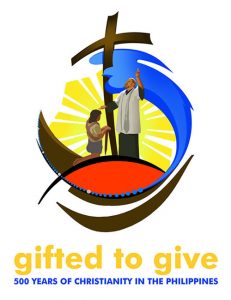 Logo per i 500 anni di evangelizzazione delle Filippine "Gifted to Give", 2021
