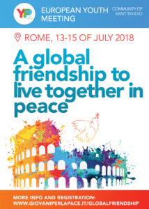 global friendship 2018 giovani per la pace