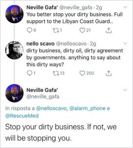minacce via twitter a Nello Scavo, 28 giugno 2020